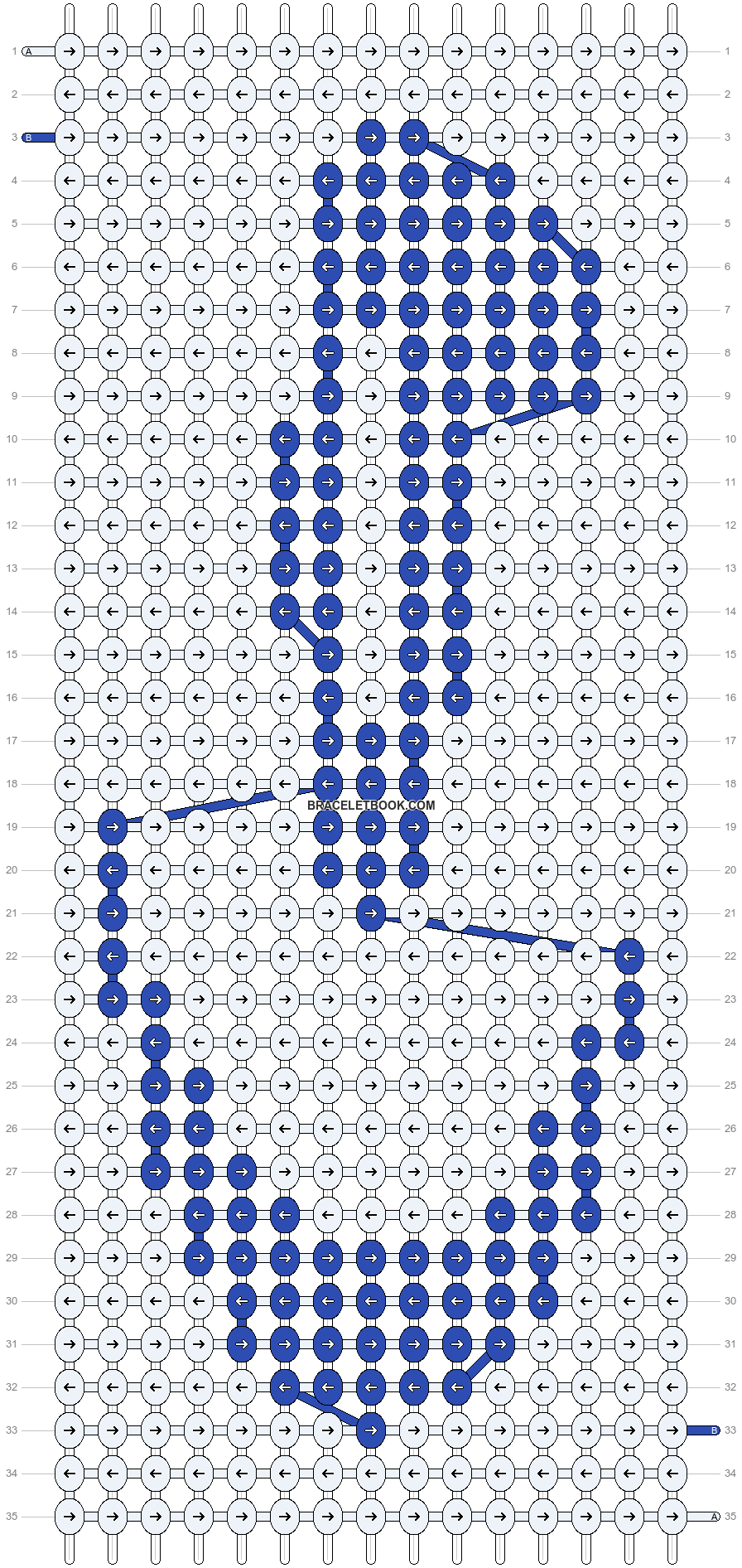Alpha pattern #546 pattern