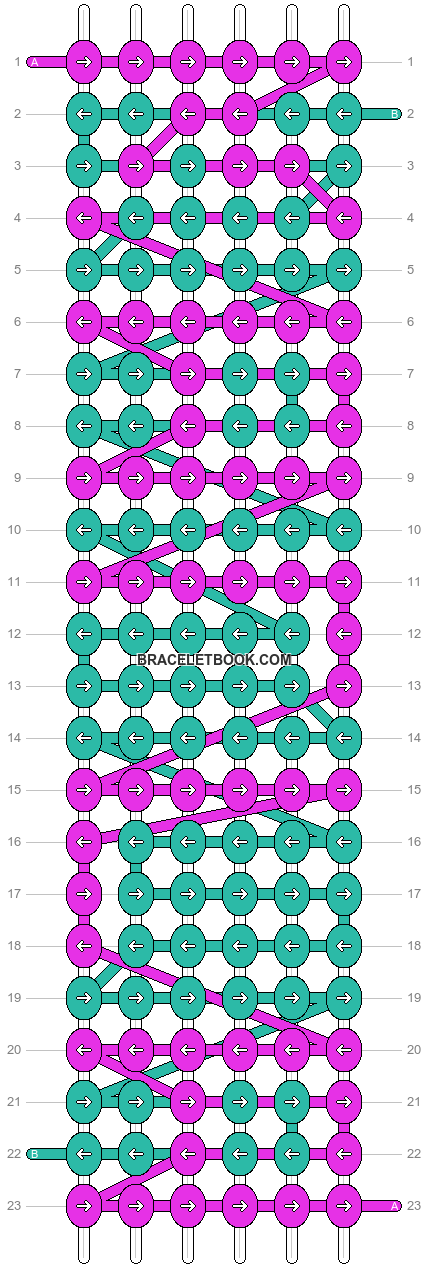 Alpha pattern #702 pattern