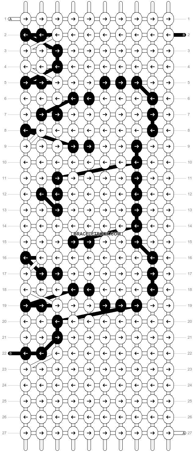 Alpha pattern #894 pattern