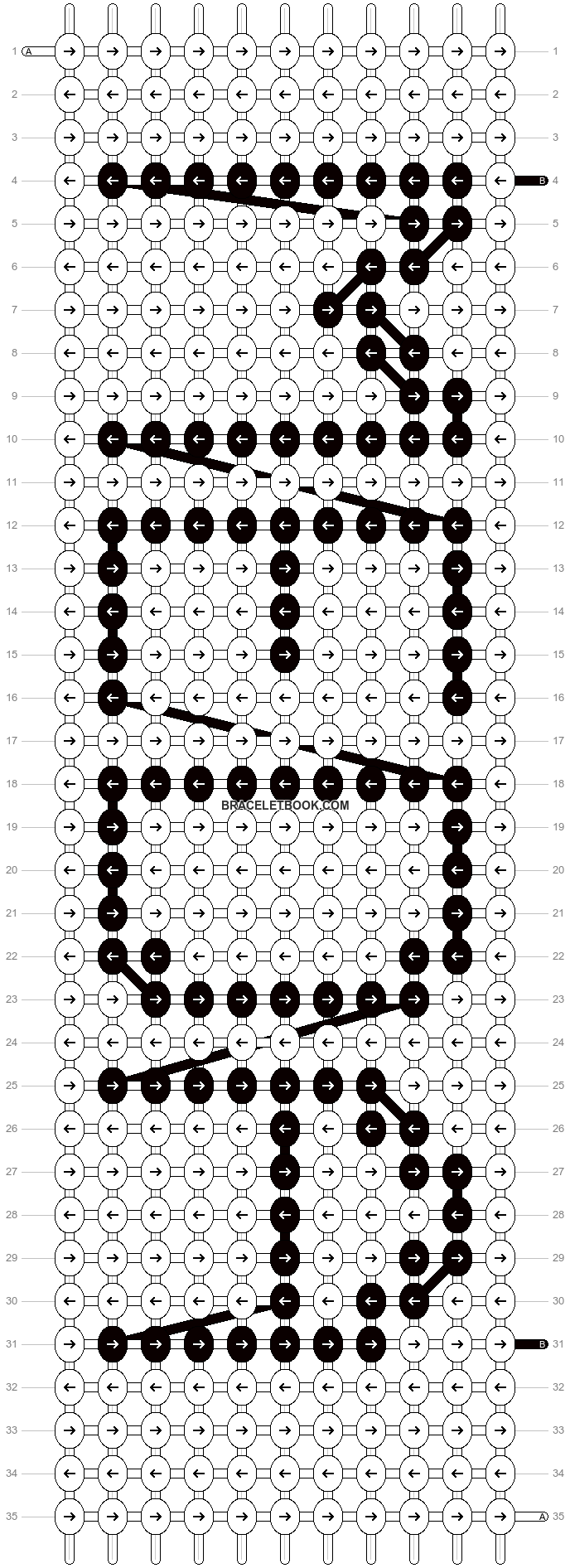 Alpha pattern #905 pattern