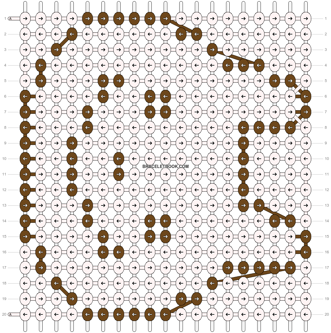 Alpha pattern #1222 pattern
