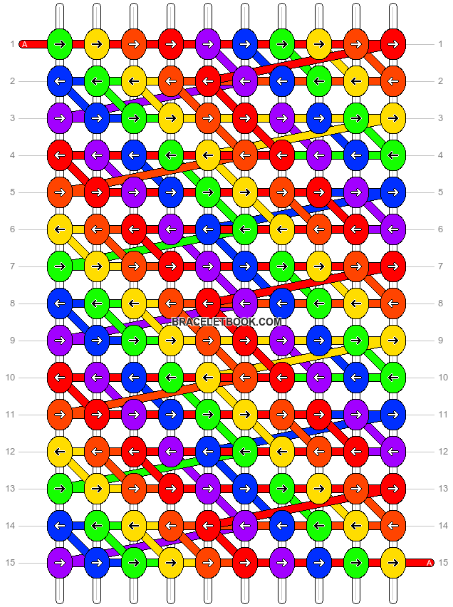 Alpha pattern #1258 pattern