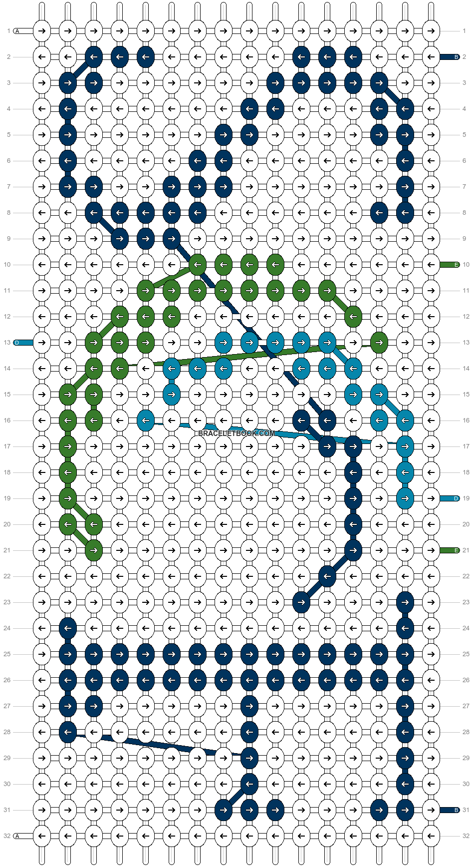 Alpha pattern #1441 pattern