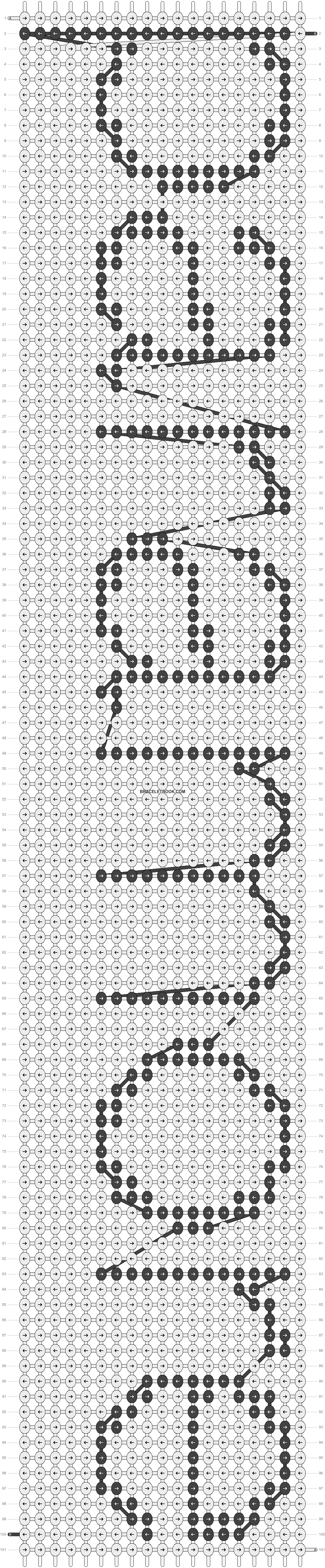 Alpha pattern #1550 pattern