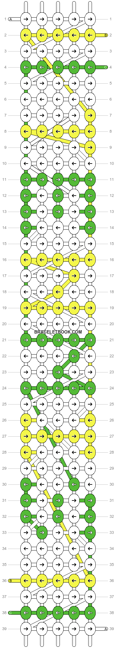 Alpha pattern #1600 pattern