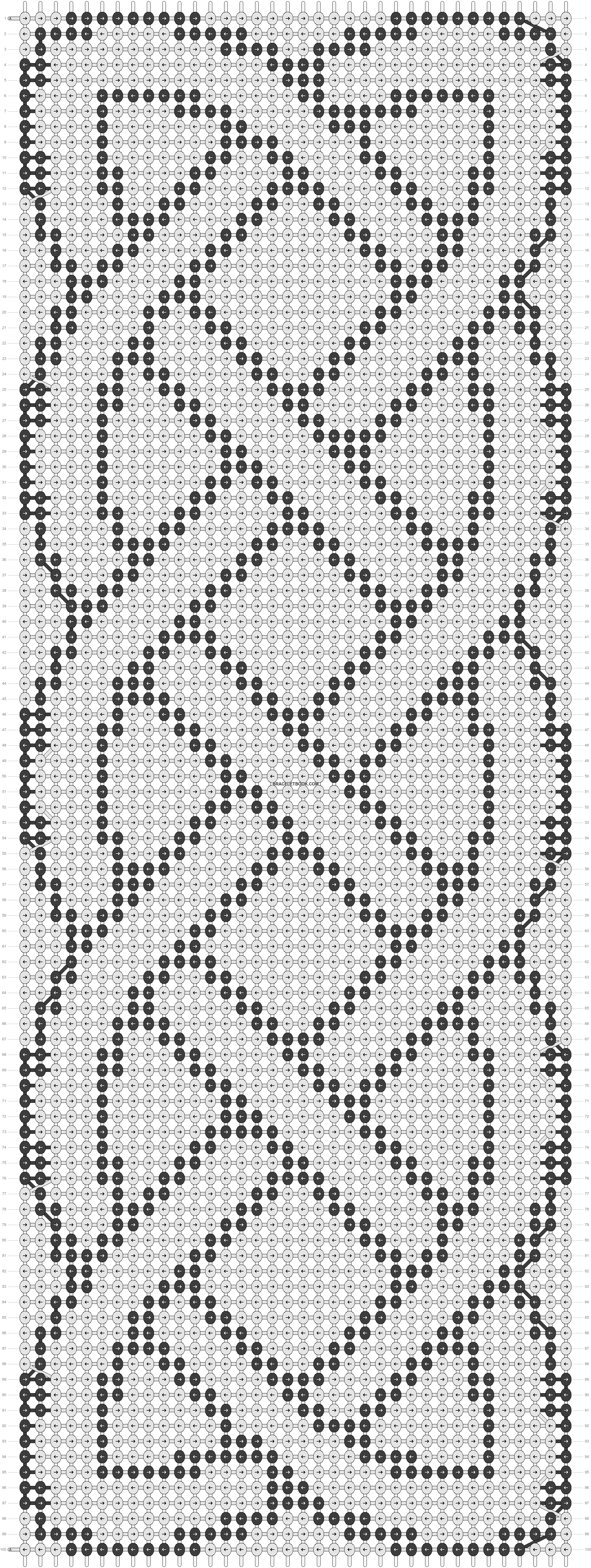 Alpha pattern #1624 pattern