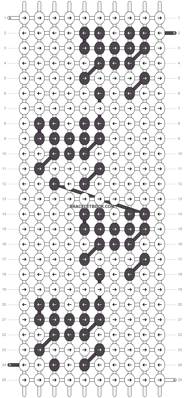 Alpha pattern #1656 pattern