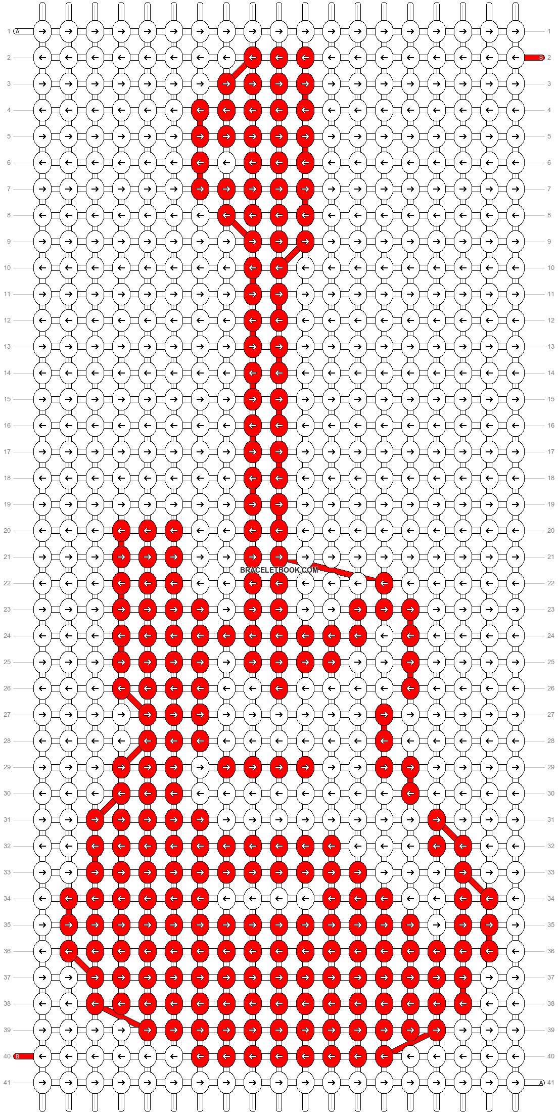 Alpha pattern #1660 pattern