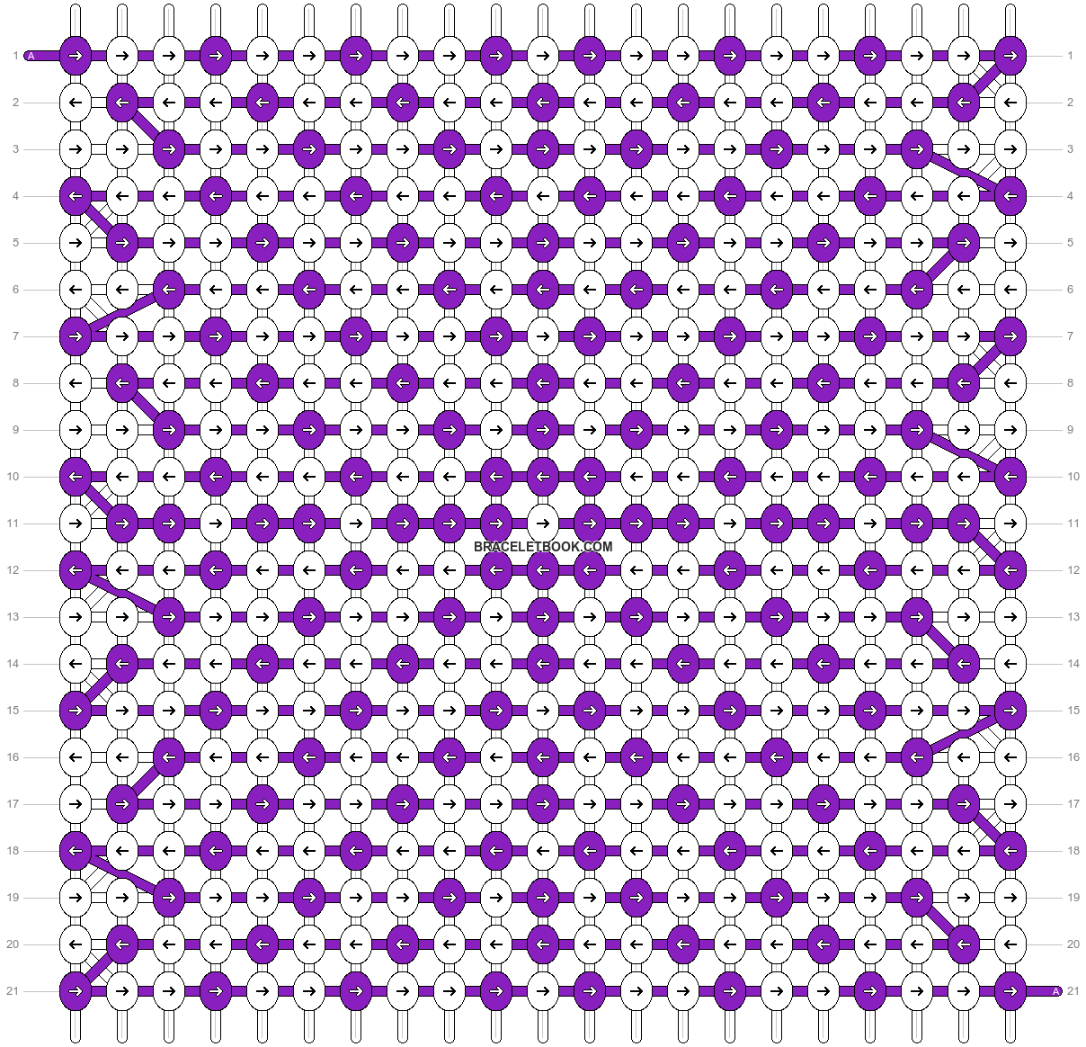 Alpha pattern #1702 pattern
