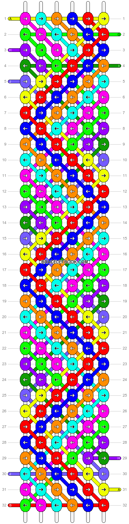 Alpha pattern #1732 pattern
