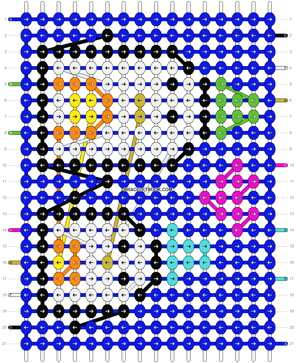 Alpha pattern #1740 pattern