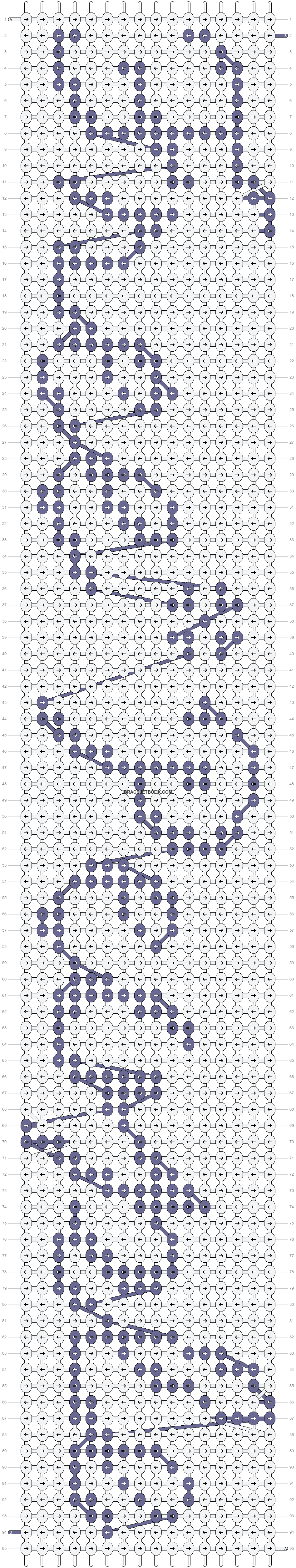 Alpha pattern #1762 pattern