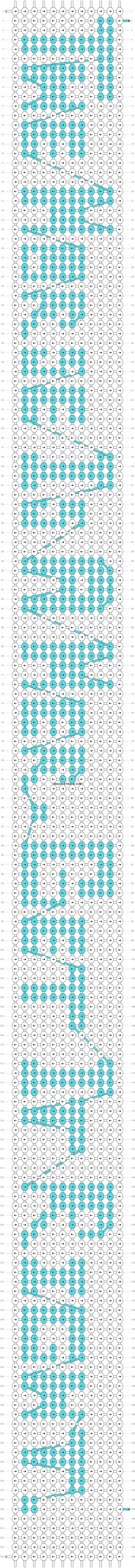 Alpha pattern #1858 pattern