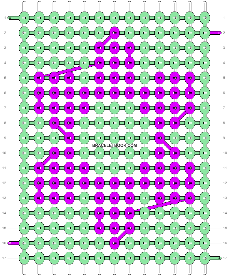 Alpha pattern #1876 pattern