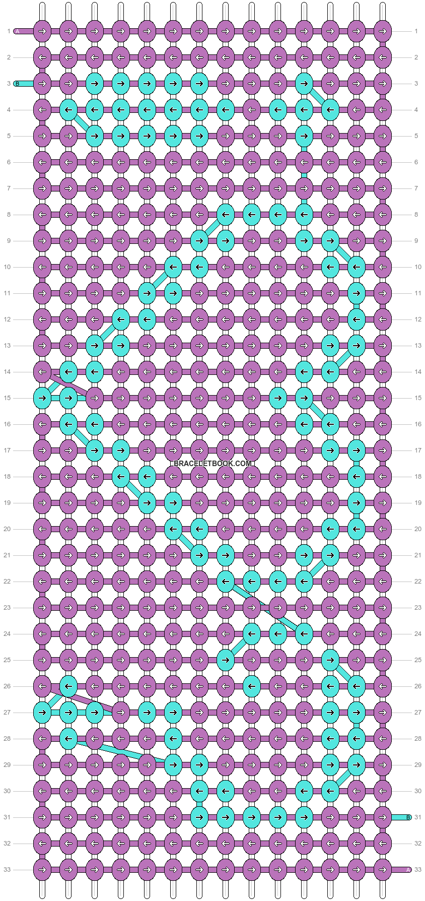 Alpha pattern #2077 pattern
