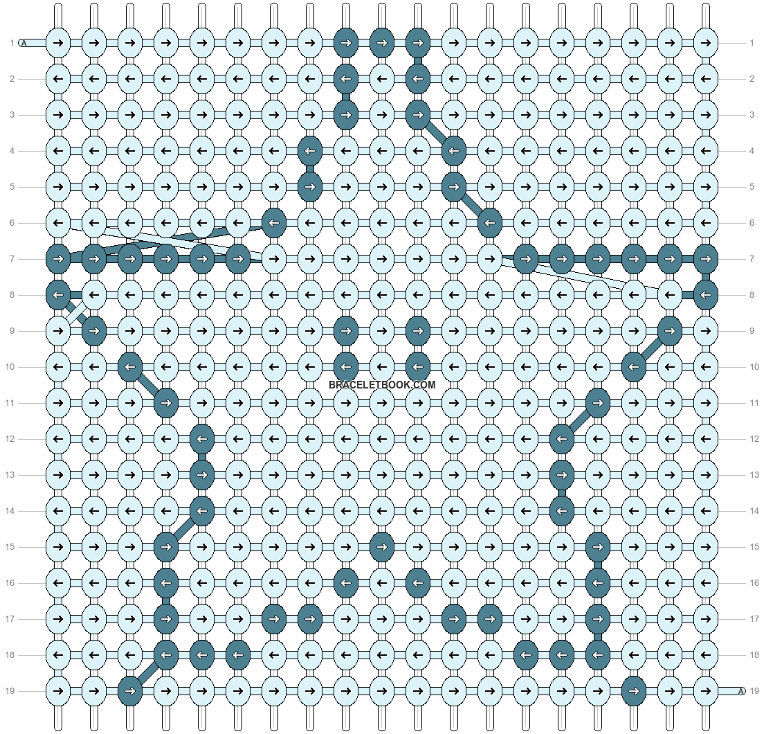 Alpha pattern #2181 pattern