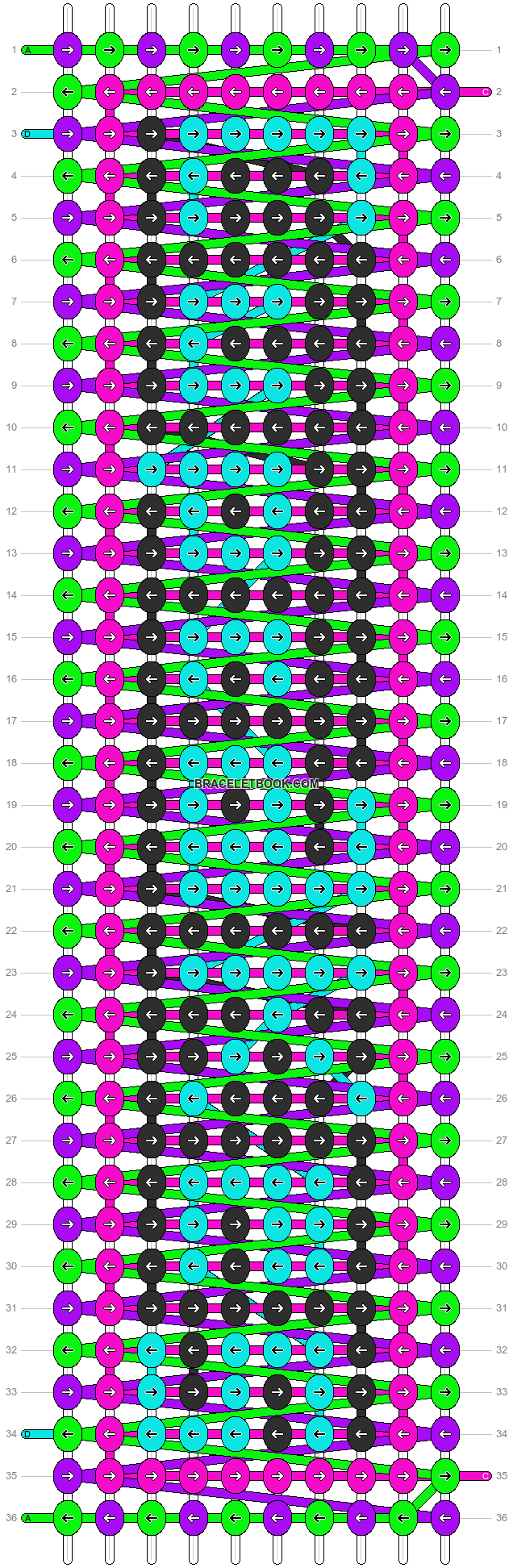 Alpha pattern #2476 pattern