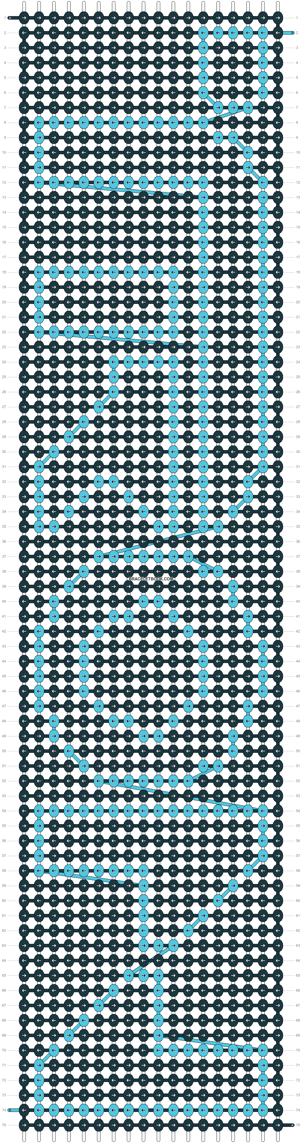 Alpha pattern #3184 pattern