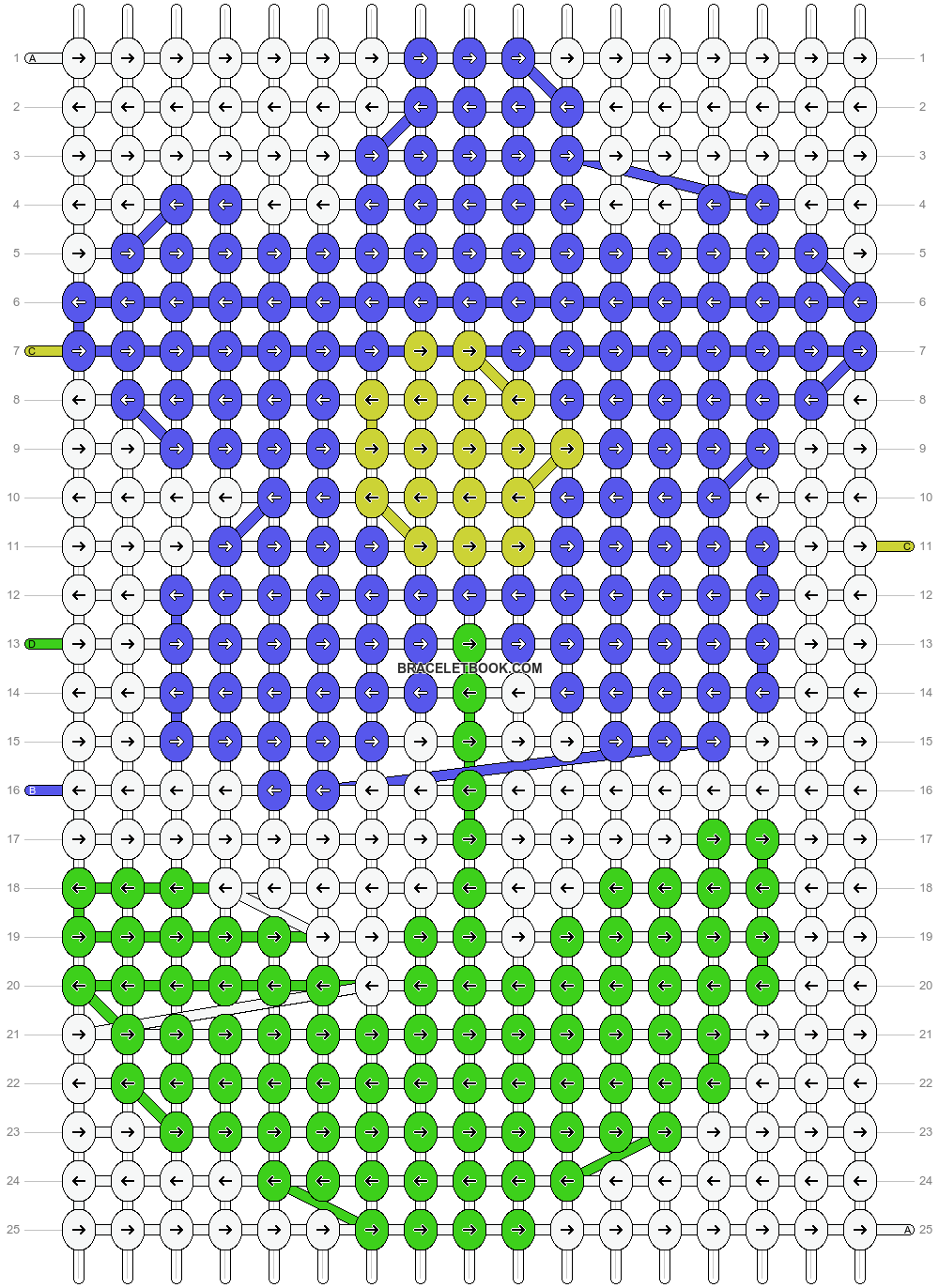 Alpha pattern #3570 pattern