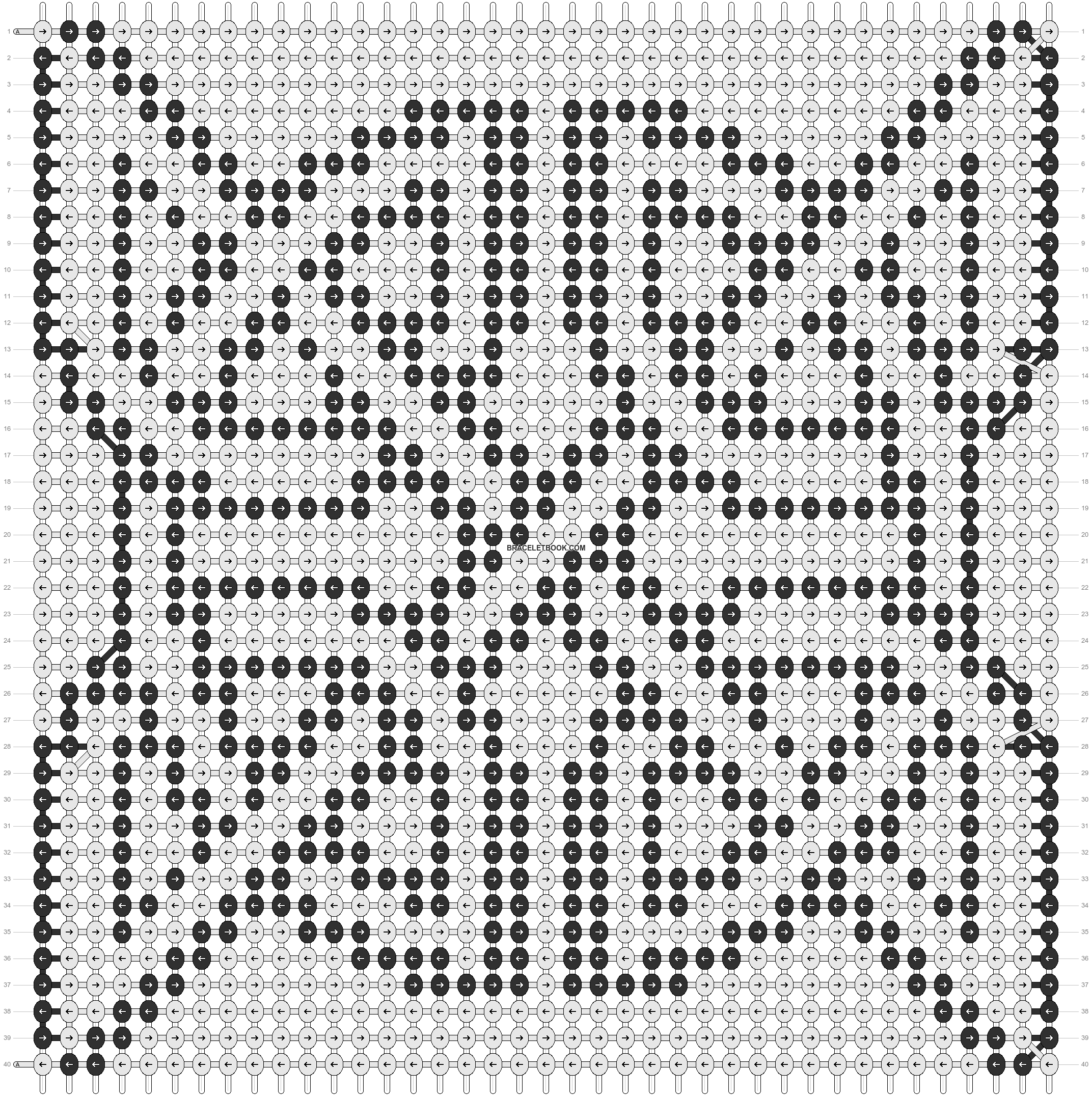 Alpha pattern #3647 pattern