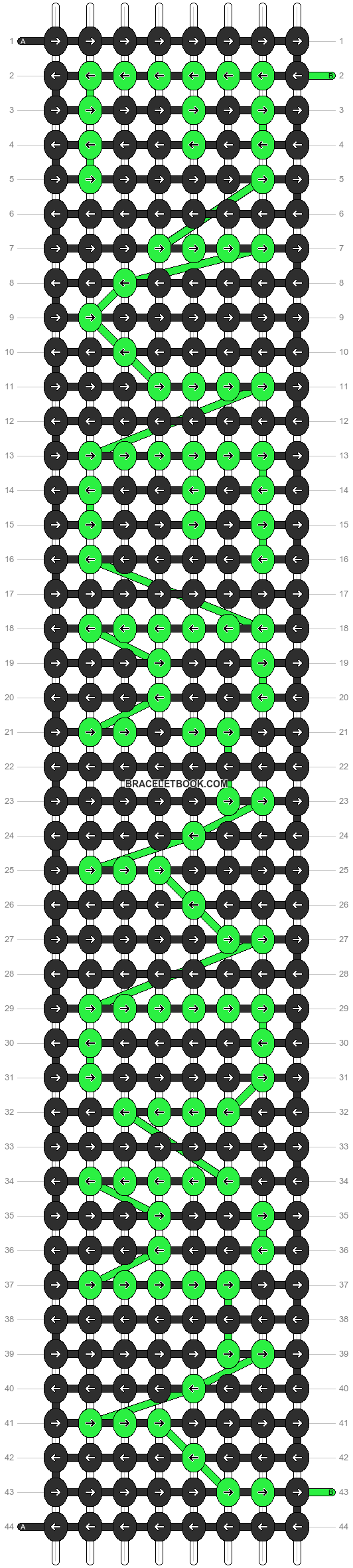 Alpha pattern #4055 pattern