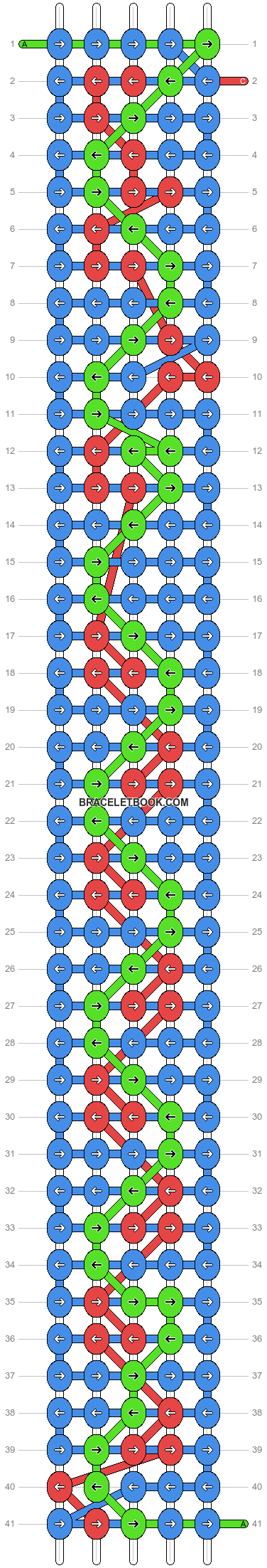 Alpha pattern #4225 pattern