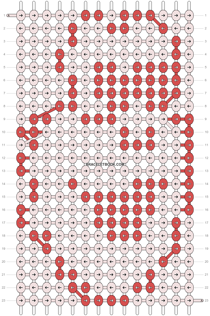Alpha pattern #4340 pattern