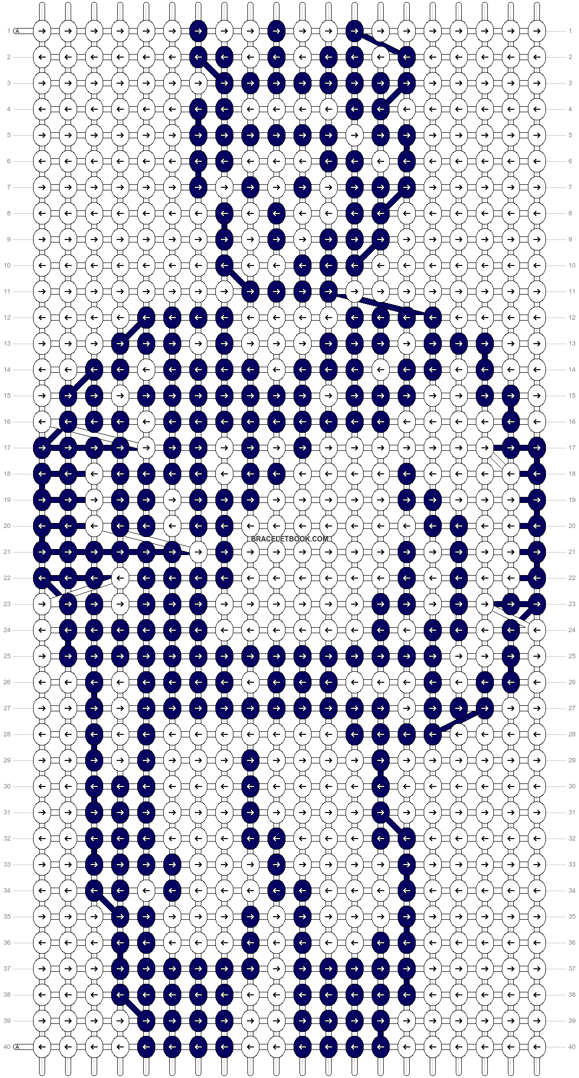 Alpha pattern #4349 pattern
