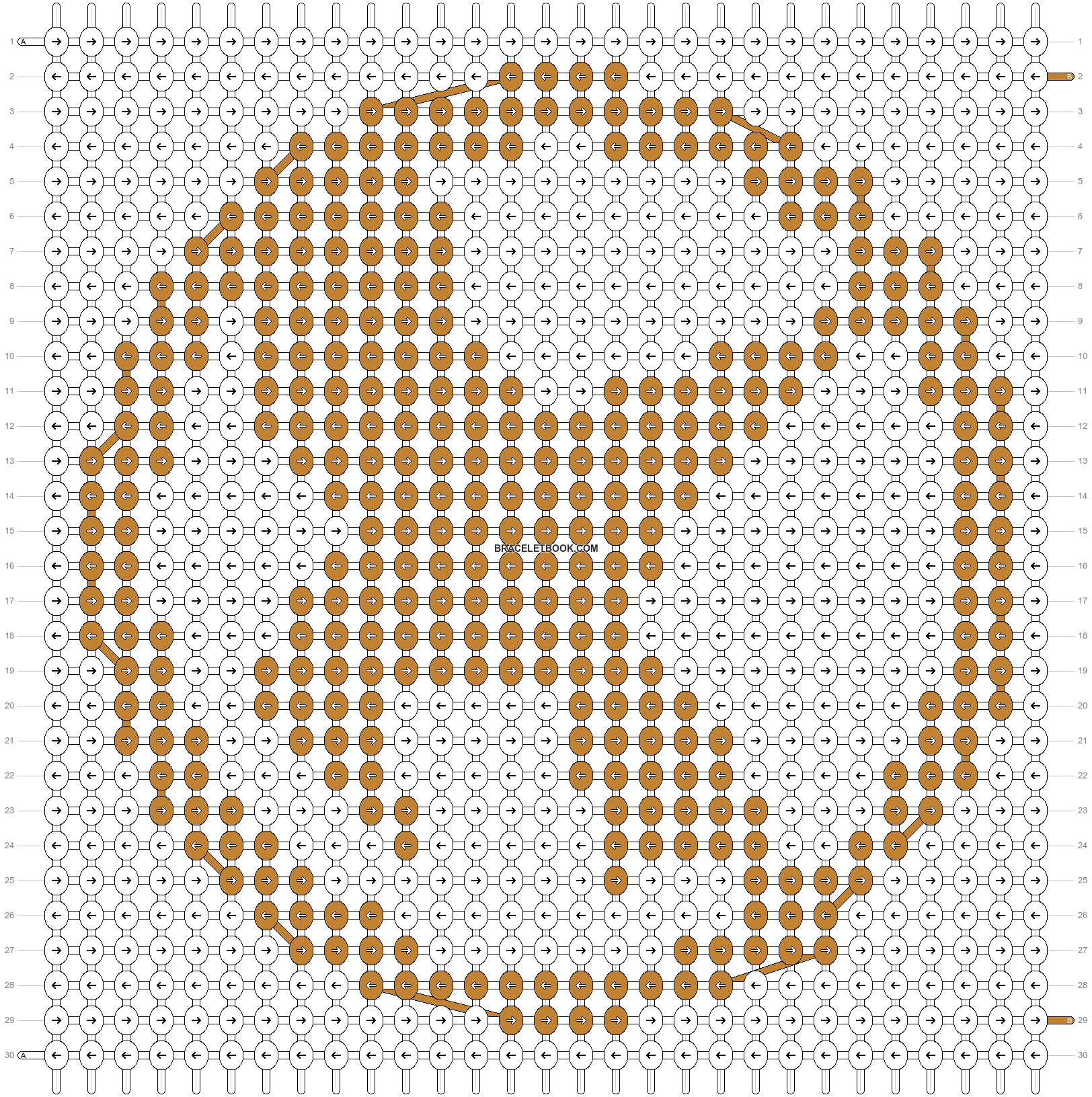 Alpha pattern #4452 pattern