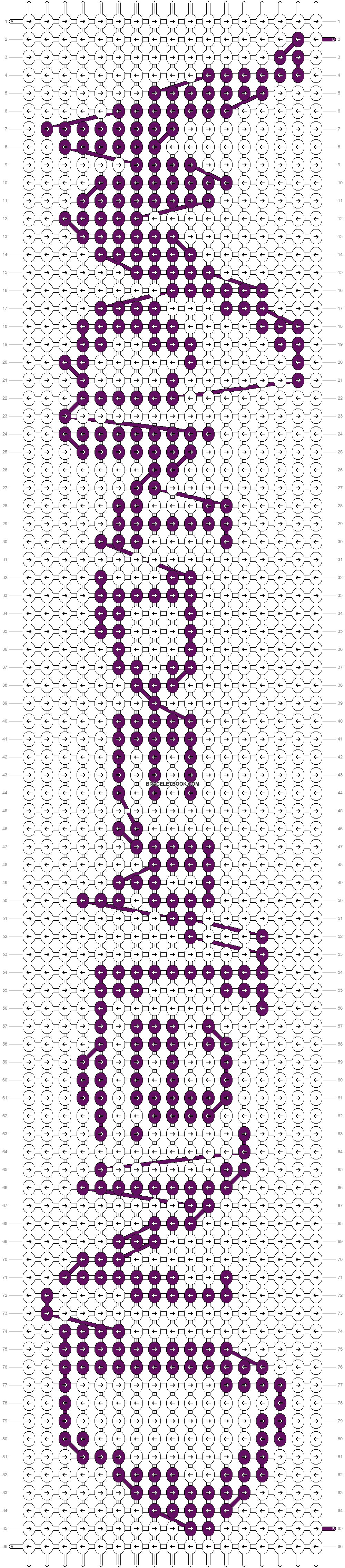 Alpha pattern #4460 pattern
