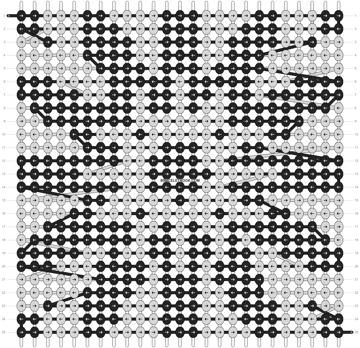 Alpha pattern #4474 pattern