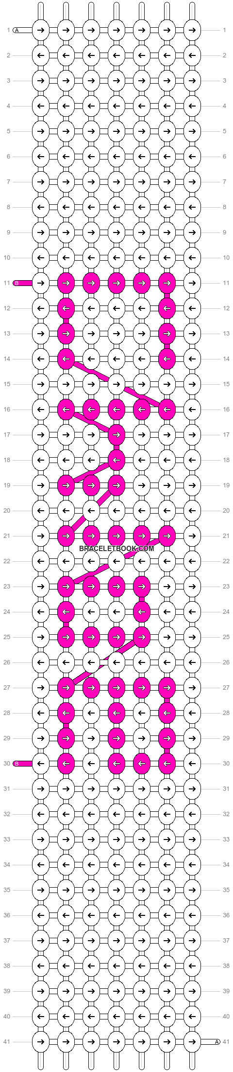 Alpha pattern #4487 pattern