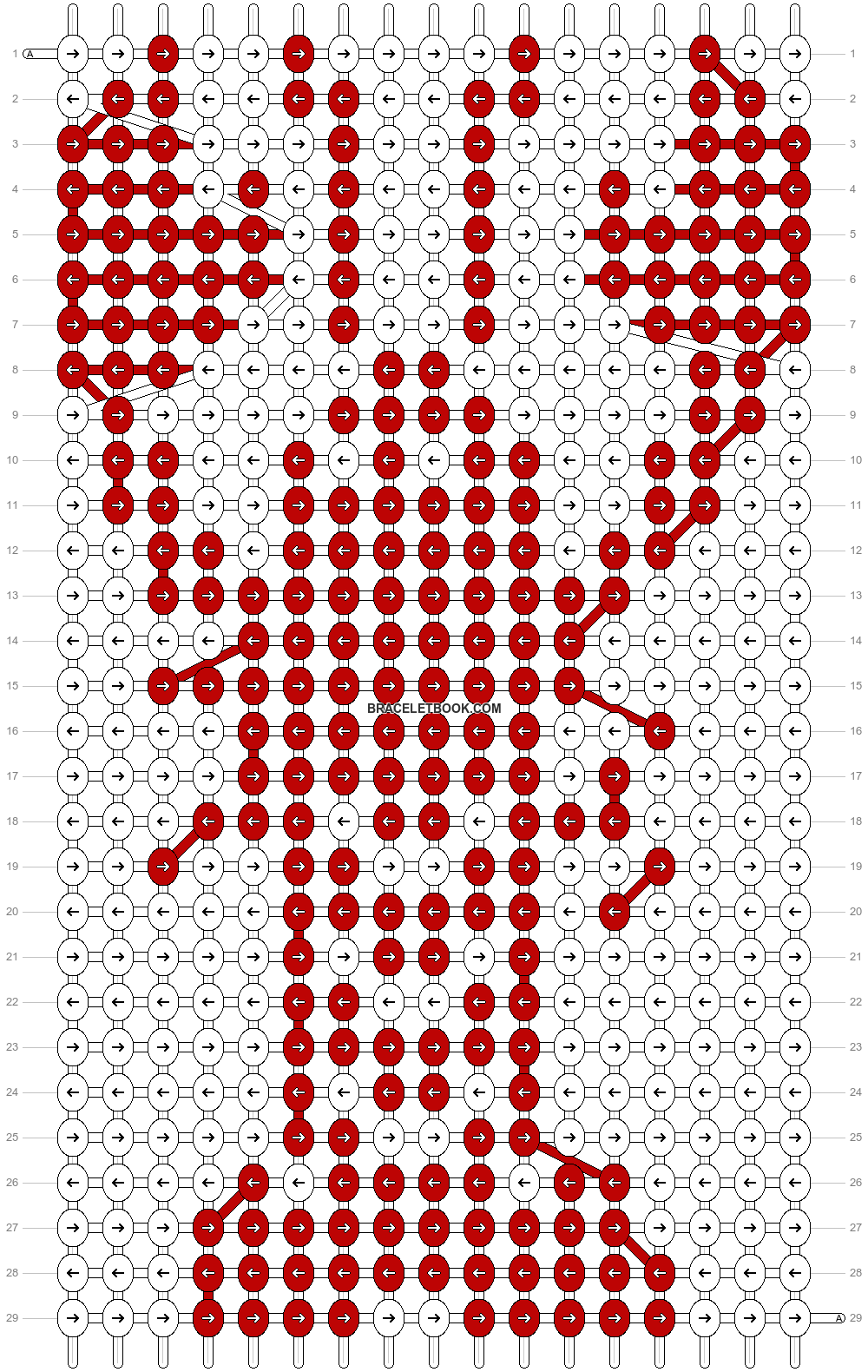 Alpha pattern #4646 pattern