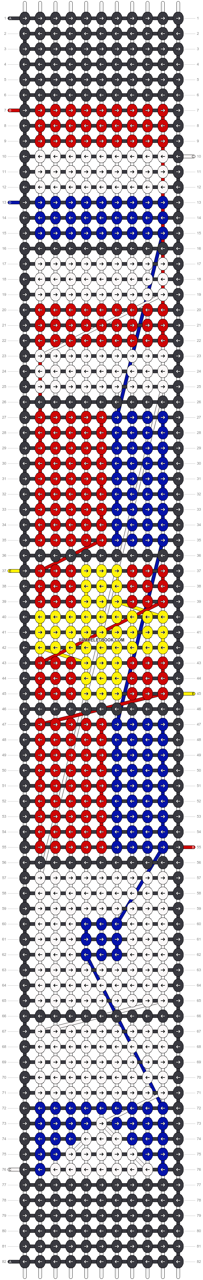 Alpha pattern #4652 pattern