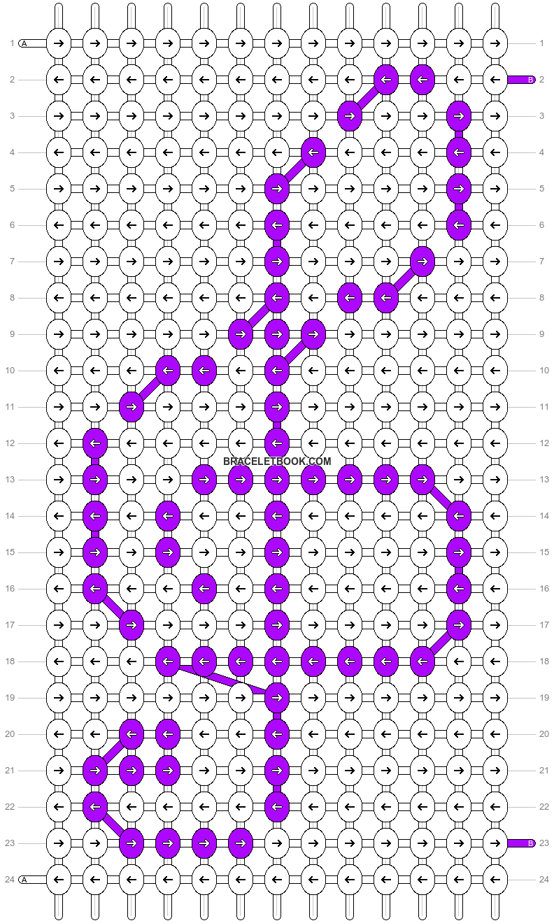 Alpha pattern #4846 pattern