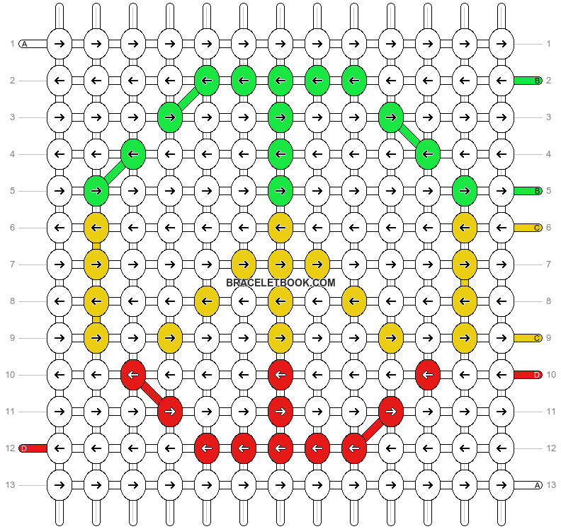 Alpha pattern #4853 pattern