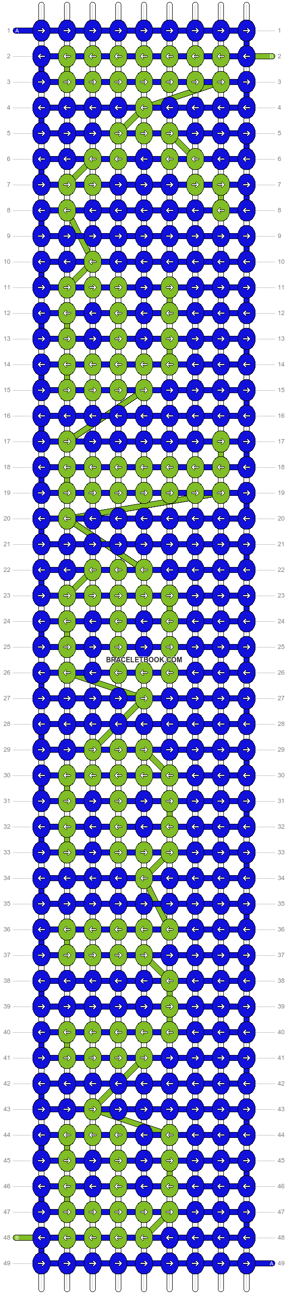 Alpha pattern #4965 pattern