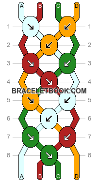 Set of 6 Elements String Bracelets (1 style in 6 different colors) –  Lucia's World Emporium