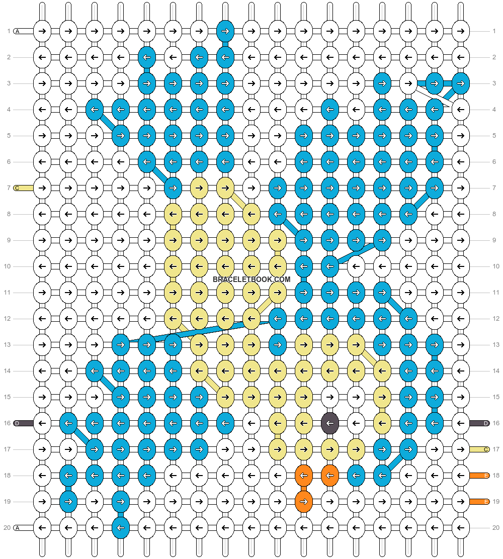 Alpha pattern #5726 pattern