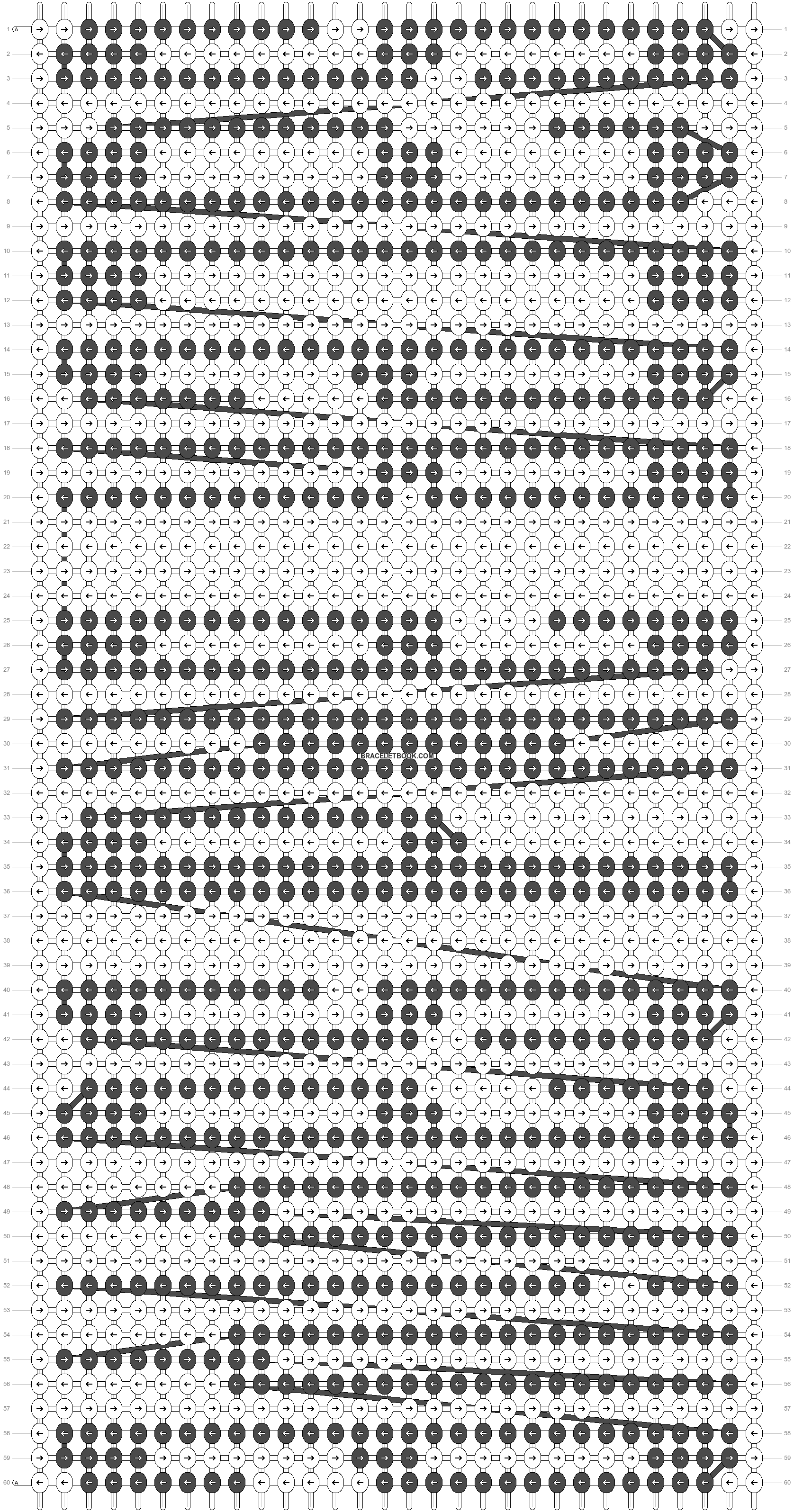Alpha pattern #5806 pattern