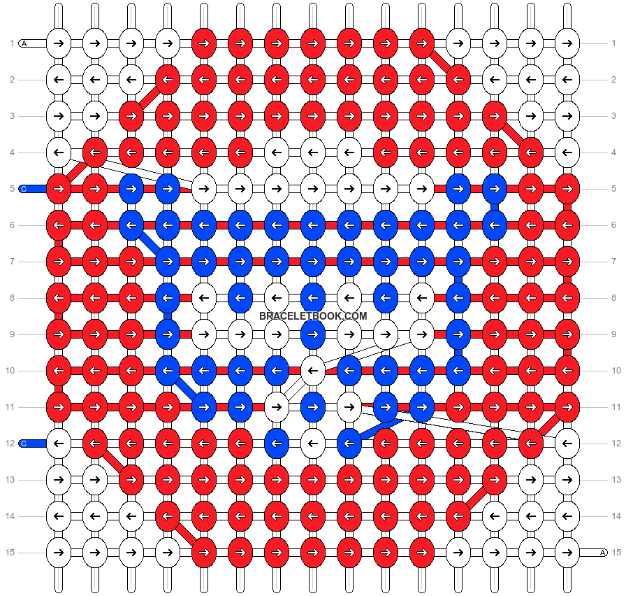 Alpha pattern #6250 pattern