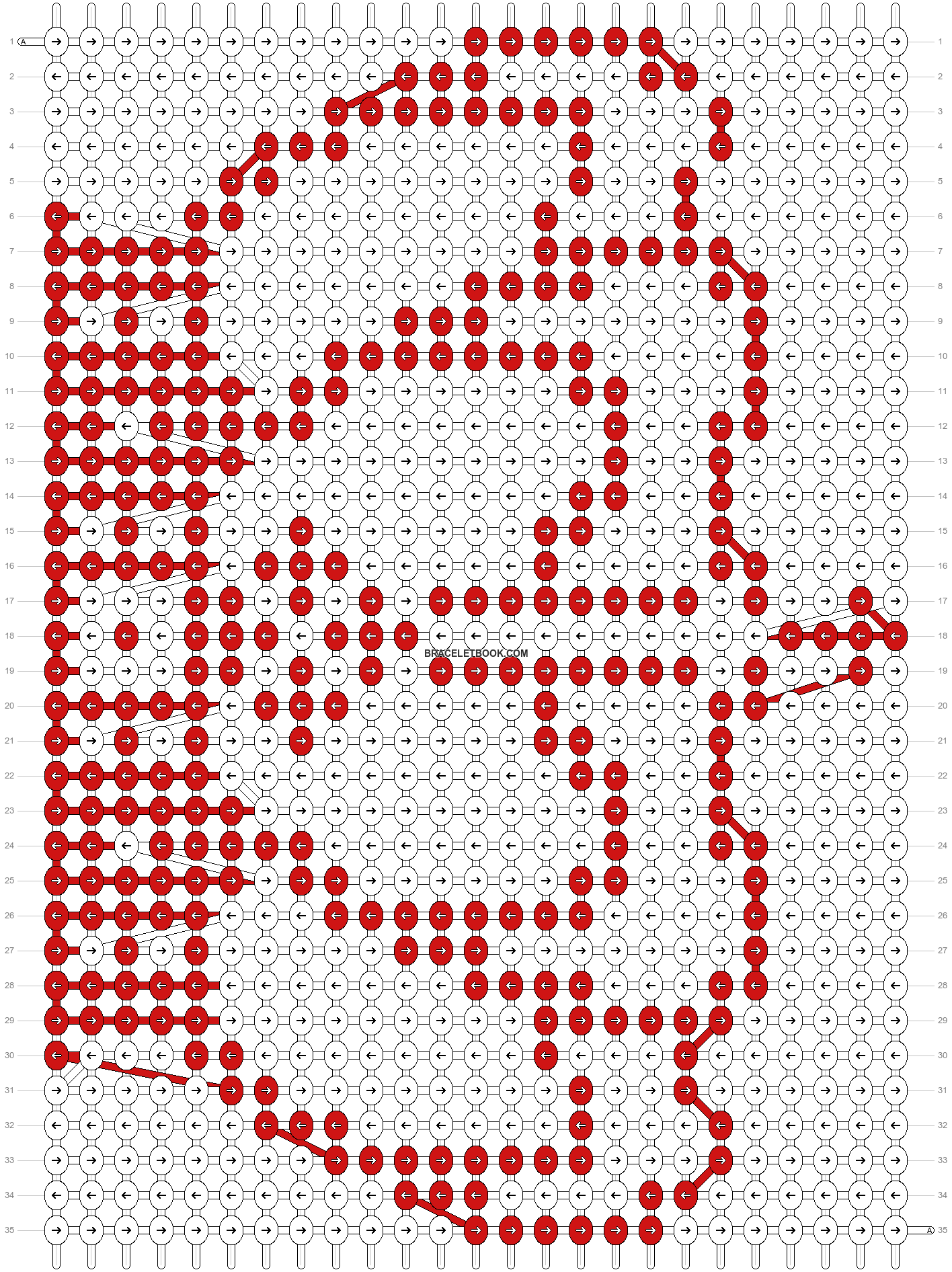 Alpha pattern #6404 pattern