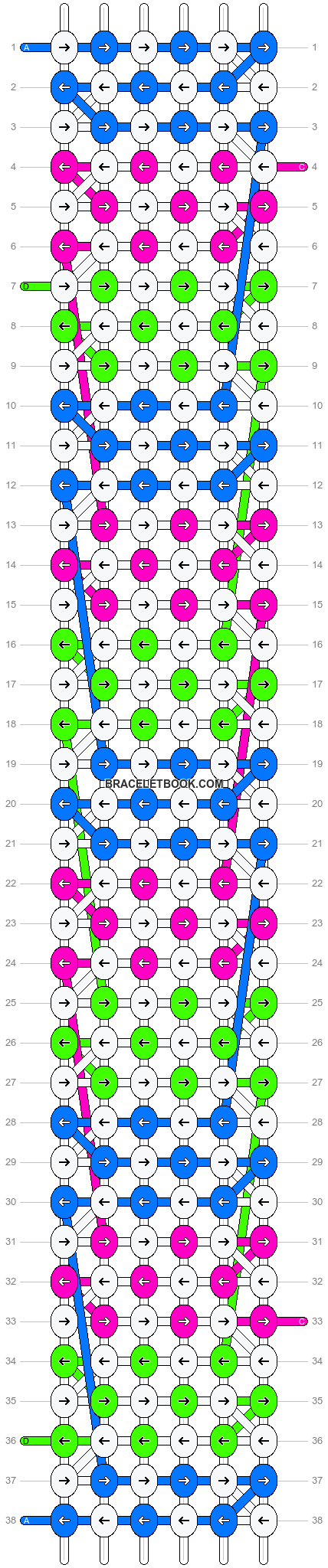 Alpha pattern #6466 pattern