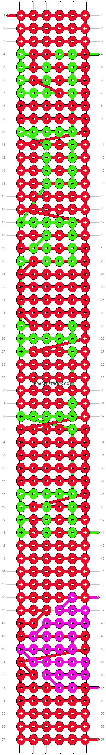 Alpha pattern #6712 pattern