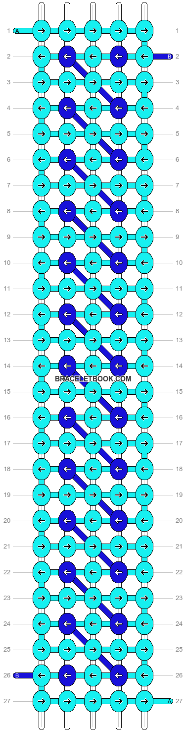Alpha pattern #7008 pattern