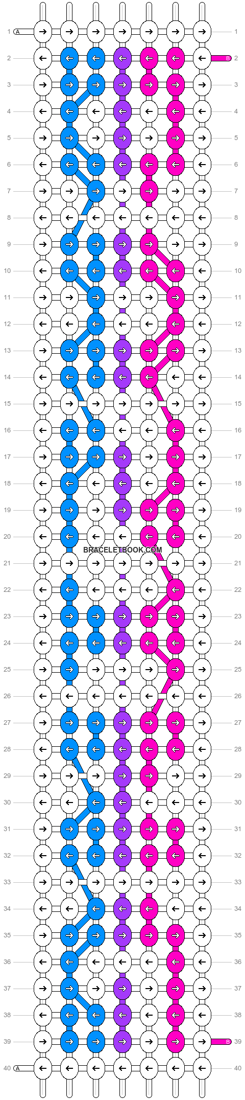 Alpha pattern #7024 pattern