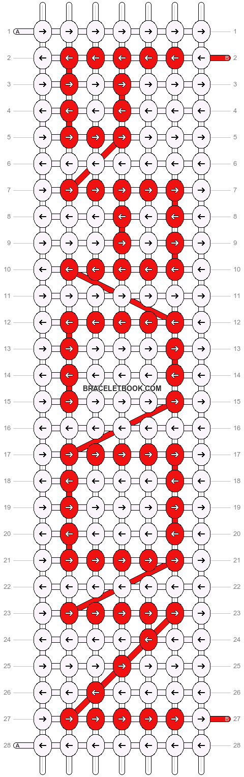 Alpha pattern #7026 pattern