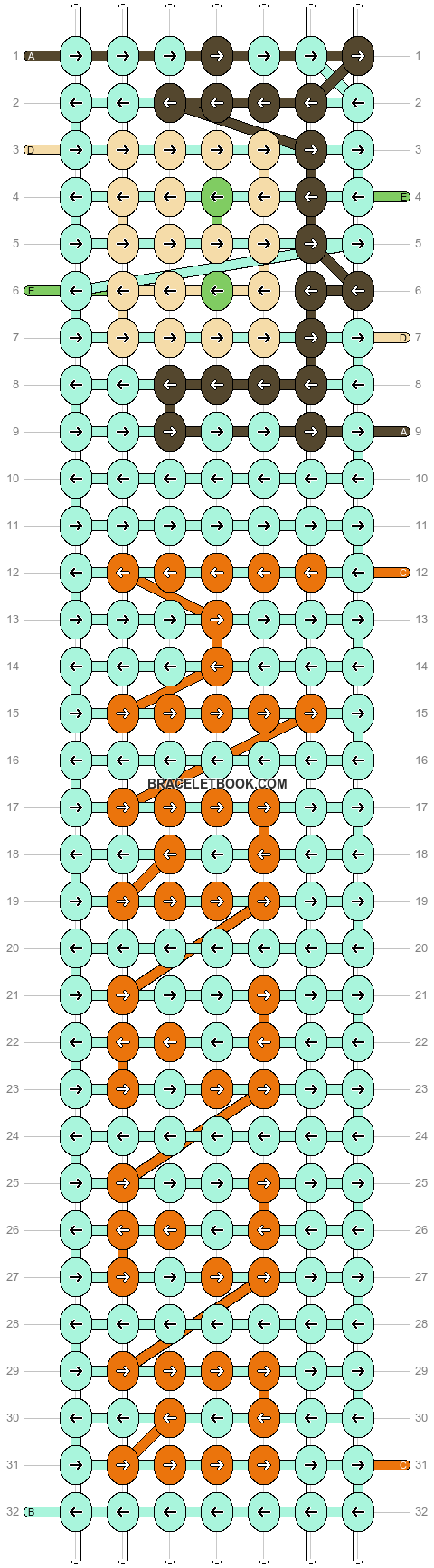 Alpha pattern #7082 pattern