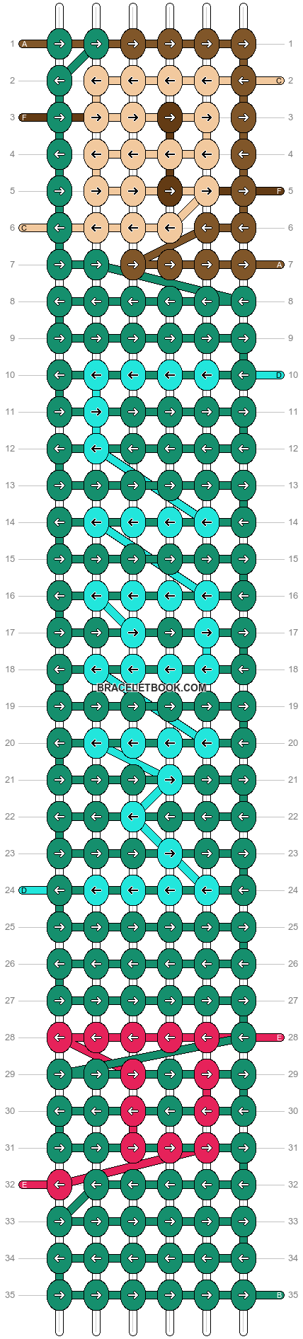 Alpha pattern #7086 pattern