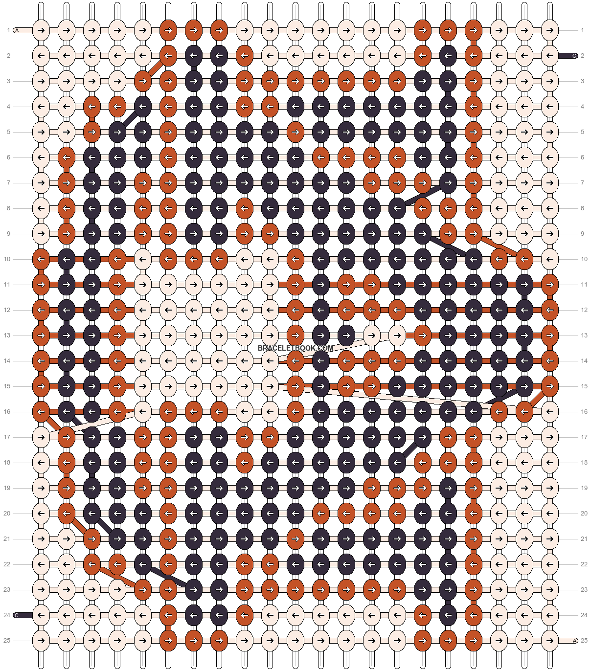 Alpha pattern #7152 pattern
